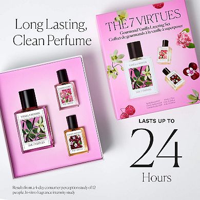 Gourmand Vanilla Layering Perfume Set with Cherry & Lychee