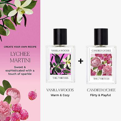 Gourmand Vanilla Layering Perfume Set with Cherry & Lychee