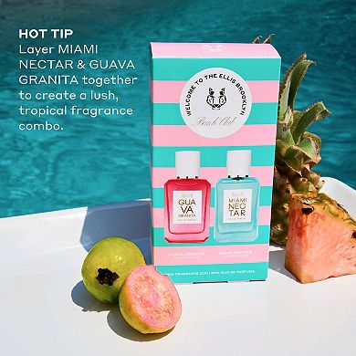 BEACH CLUB Fragrance Mini Duo with Pink Pineapple and Guava Perfume Gift Set