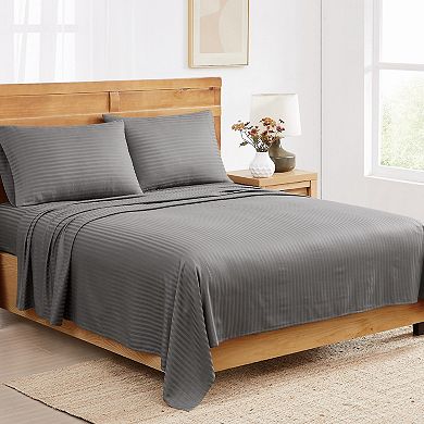 Royal Velvet Signature Dobby Stripe Sheet Set or Pillowcases
