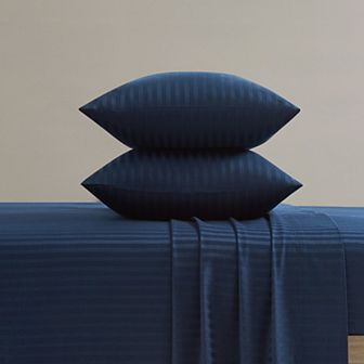Royal Velvet Signature Dobby Stripe Sheet Set or Pillowcases