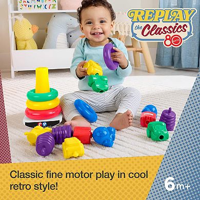 Fisher-Price Rock-a-Stack & Snap Lock Beads Baby Toy Set