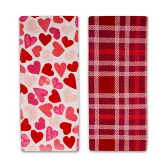 Celebrate Together™ Valentine's Day 2 pk Heart Toss Kitchen Towel Set