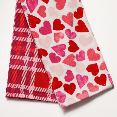 elebrate Together™ Valentine's Day 2-pk. Heart Toss Kitchen Towel Set