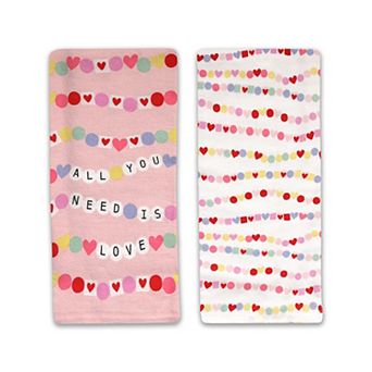 Celebrate Together™ Valentine's Day 2 pk All You Need Is Love Kitchen Towel Set
