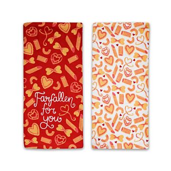 Celebrate Together™ Valentine's Day 2 pk Farfallen For You Kitchen Towel Set