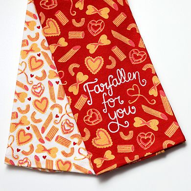 Celebrate Together™ Valentine's Day 2-pk. Farfallen For You Kitchen Towel Set