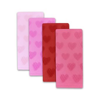 Celebrate Together™ Valentine's Day 4 pk Heart Solids Kitchen Towel Set