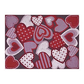 Celebrate Together™ Valentine's Day Heart Toss Tapestry Placemat