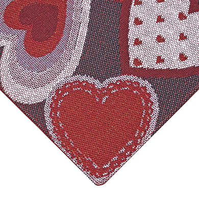 Celebrate Together™ Valentine's Day Heart Toss Tapestry Placemat