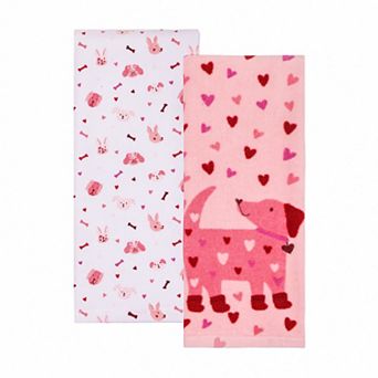 Celebrate Together™ Valentine's Day Dog Hearts Kitchen Towel 2 pk