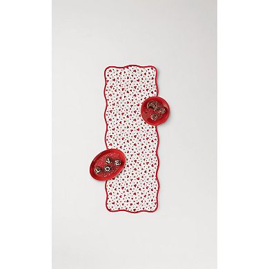 Celebrate Together™ Valentine's Day Quilted Wavy Edge Heart Table Runner