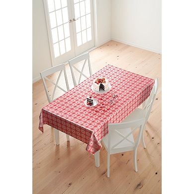 Celebrate Together™ Valentine's Day Heart Plaid Woven Tablecloth