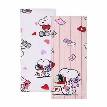 Celebrate Together™ Peanuts Snoopy Valentine's Day Kitchen Towel 2 pk