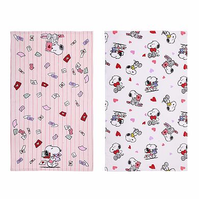 Celebrate Together™ Peanuts Snoopy Valentine's Day Kitchen Towel 2-pk.