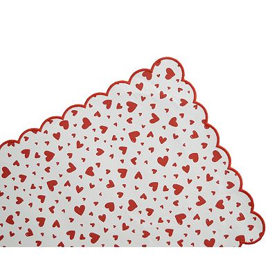 Celebrate Together™ Valentine's Day Scallop Edge Hearts Placemat