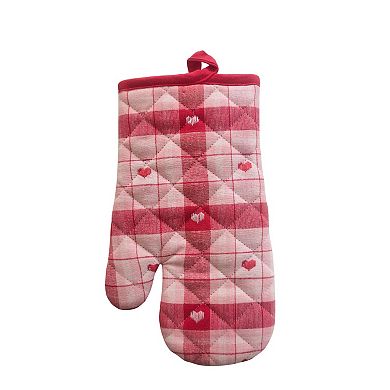 Celebrate Together™ Valentine's Day 2-pc. Heart Plaid Oven Mitt & Pot Holder Set