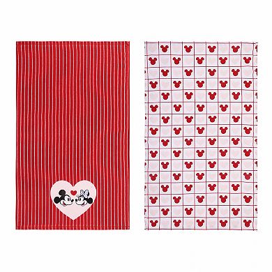 Celebrate Together™ Disney's Mickey Mouse & Minnie Mouse Valentine's Day Kitchen Towel 2-pk.