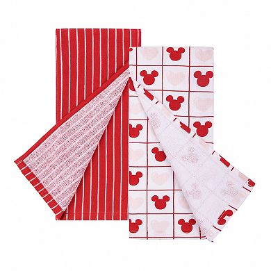 Celebrate Together™ Disney's Mickey Mouse & Minnie Mouse Valentine's Day Kitchen Towel 2-pk.