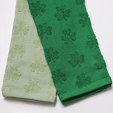 Celebrate Together St. Patrick's Day 4-pk. Shamrock Kitchen Towels