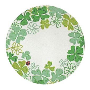 Celebrate Together™ St. Patrick's Day Shamrock Border Print Braid Placemat