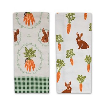 Celebrate Together™ Easter 2 pk Carrot Kitchen Towels