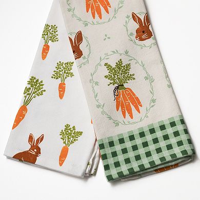 Celebrate Together Easter 2-pk. Carrot Kitchen Towels