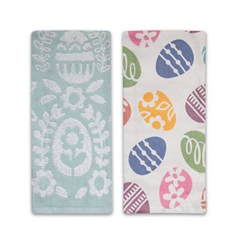 Celebrate Together™ Easter 2 pk Easter Egg Icon Terry Kitchen Towels