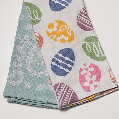 Celebrate Together Easter 2-pk. Easter Egg Icon Terry Kitchen Towels