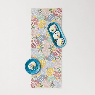 Celebrate Together Easter Tapestry Easter Egg Table Runner