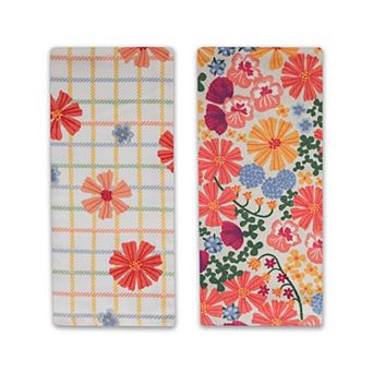 Celebrate Together™ Spring 2 pk Floral Toss Kitchen Towels