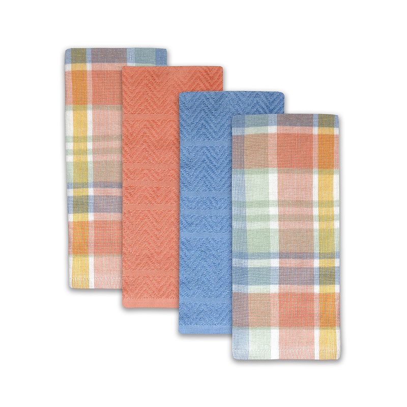 Celebrate Together™ Spring 4-pk. Plaid Kitchen Towels, Multi