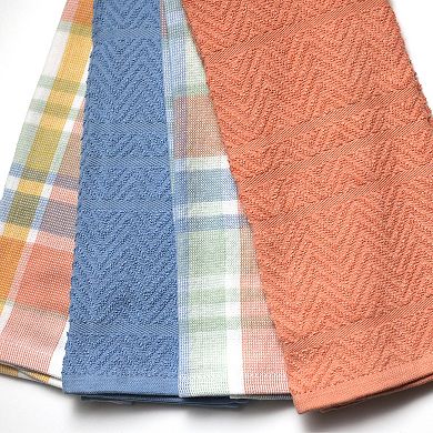 Celebrate Together Spring 4-pk. Plaid Kitchen Towels