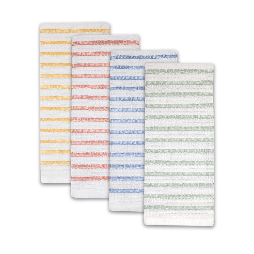 Celebrate Together™ Spring 4-pk. Waffle Stripe Kitchen Towels