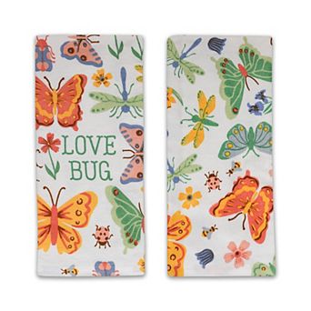 Celebrate Together™ Spring 2 pk Love Bug Kitchen Towels