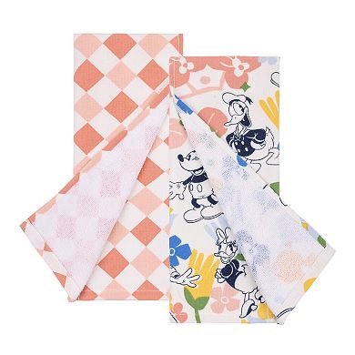 Celebrate Together™ Spring 2-pk. Minnie Checker Kitchen Towels