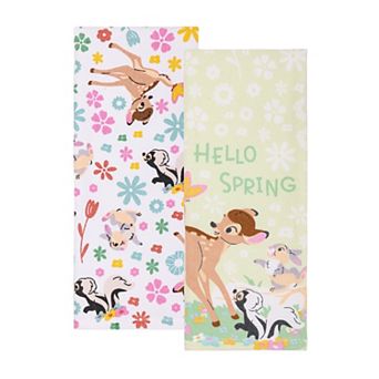 Celebrate Together™ Spring 2 pk Disney's Bambi Hello Spring Kitchen Towels