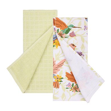 Celebrate Together™ Spring 2-pk. Bird Patch Kitchen Towels