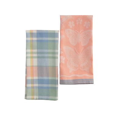 Celebrate Together™ Spring 2-pk. Butterfly Jacquard Kitchen Towels