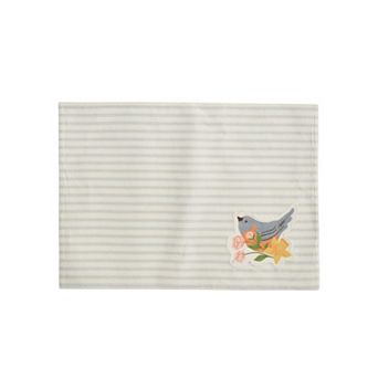 Celebrate Together™ Spring Striped Bird Applique Placemat