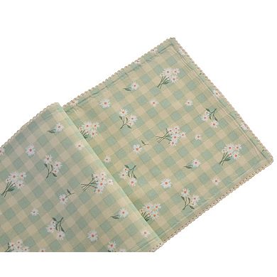 Celebrate Together™ Spring Daisy Gingham Table Runner
