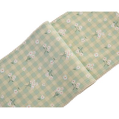 Celebrate Together™ Spring Daisy Gingham Table Runner