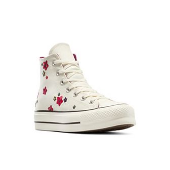 Converse Chuck Taylor All Star Platform Flowers Women's High-Top Sneakers