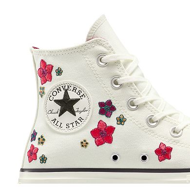 Converse Chuck Taylor All Star Platform Flowers Women's High-Top Sneakers