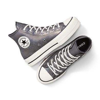 Converse Chuck Taylor All-Stars Platform Lift Women's Lace-Up Sparkle Sneakers