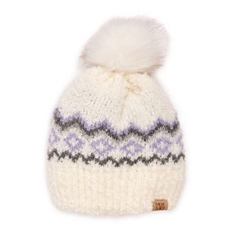 Women's MUK LUKS Boucle Patterned Hat