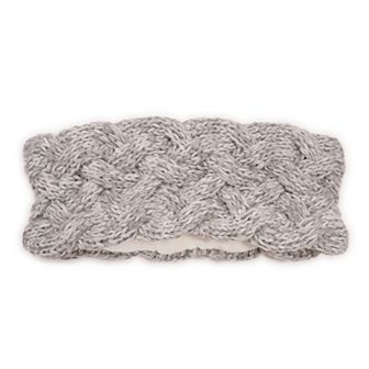 Women's MUK LUKS Braided Chunky Knit Marled Headband