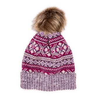Women's MUK LUKS Chenille Eyelash Mix Hat