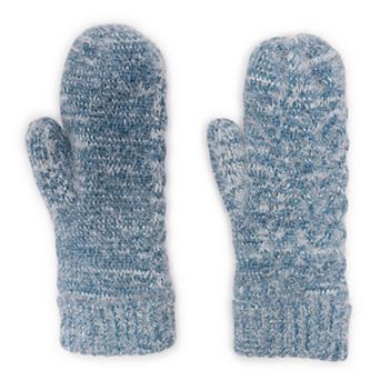 Women's MUK LUKS Chenille Eyelash Mix Mittens