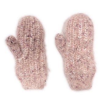 Women's MUK LUKS Chunky Space Dye Eyelash Mittens